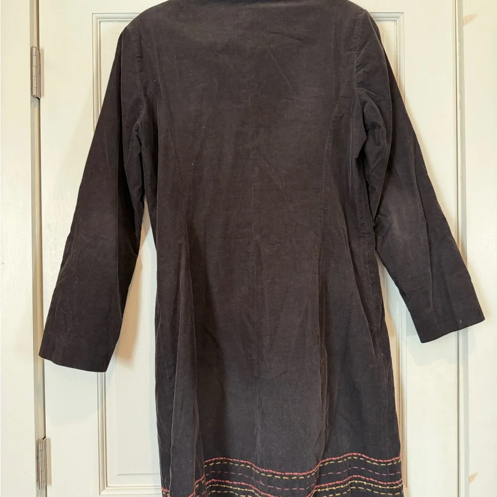 Vintage J. Jill Black Corduroy Jacket with Embroidery Details - Picture 5 of 5